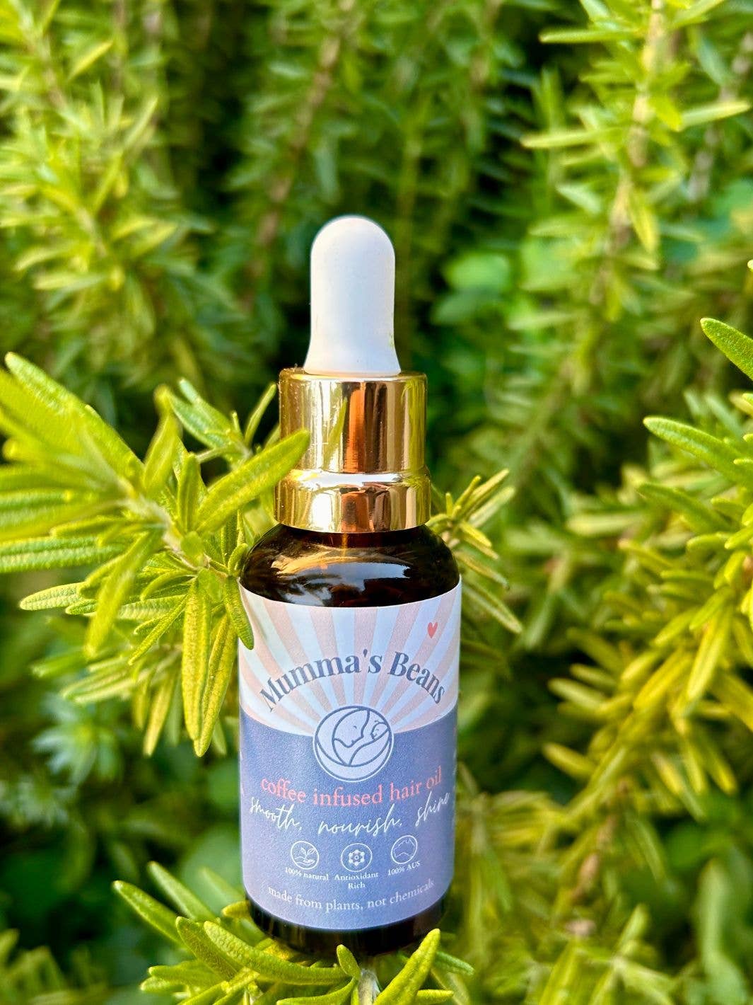 Hair Growth Oil with Rosemary, Coffee and Peppermint