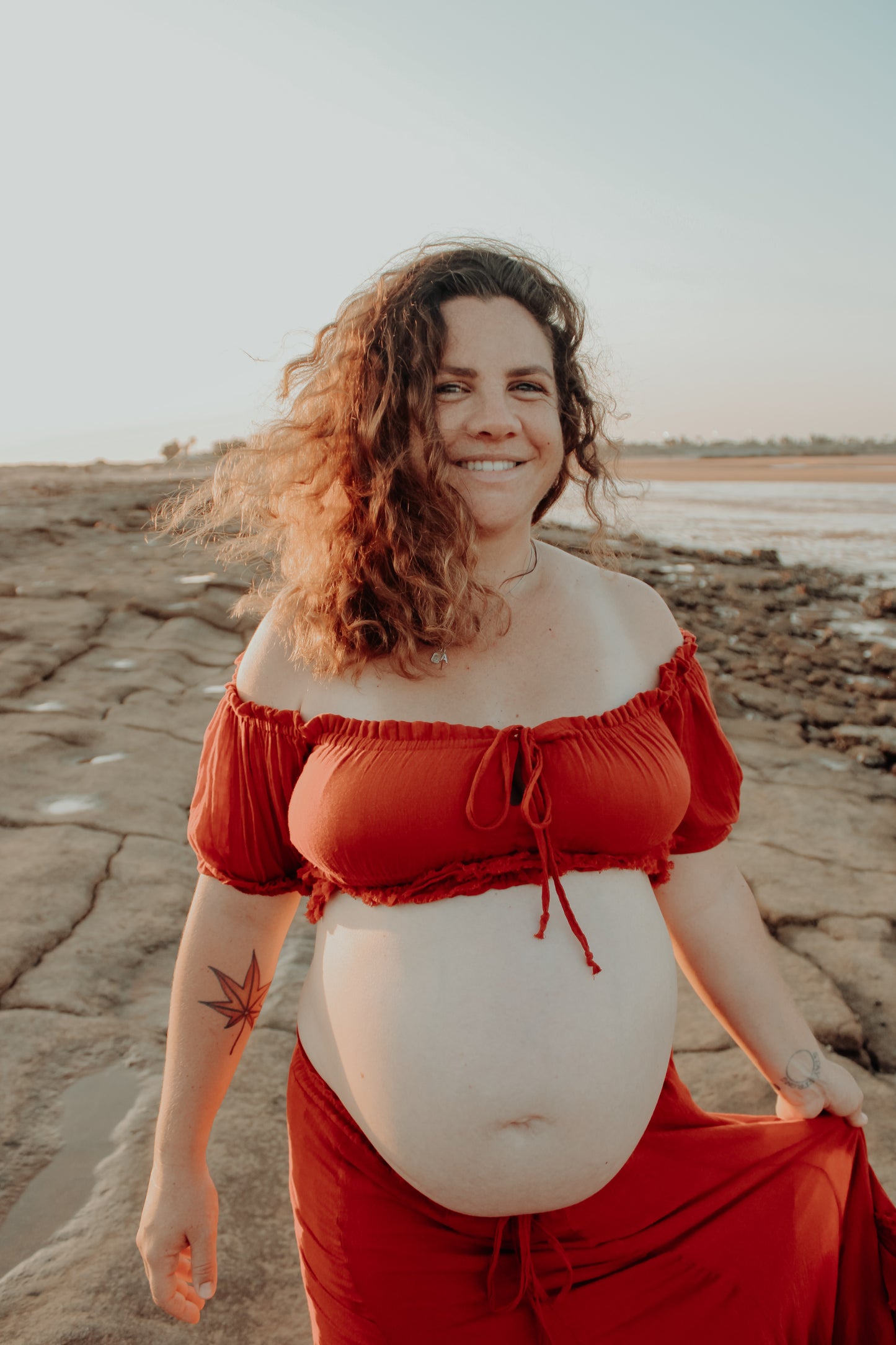 SHORT SLEEVE FRINGE TOP & GYPSY SKIRT