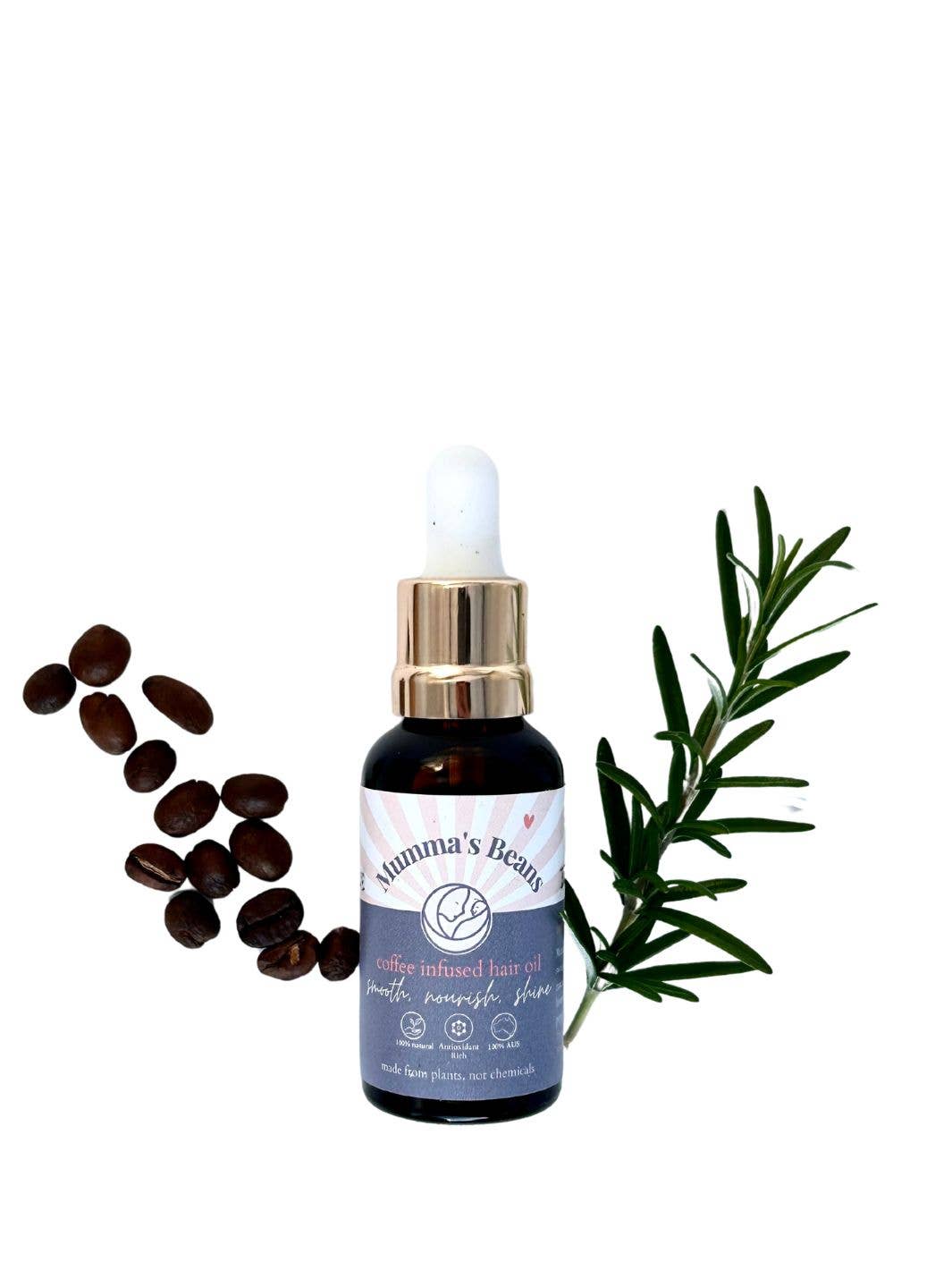 Hair Growth Oil with Rosemary, Coffee and Peppermint