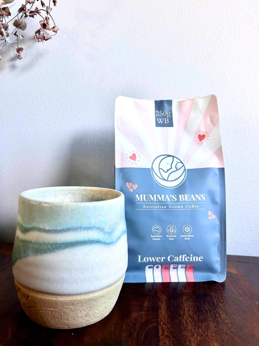 Low Acid Lower Caffeine Australian Grown Coffee