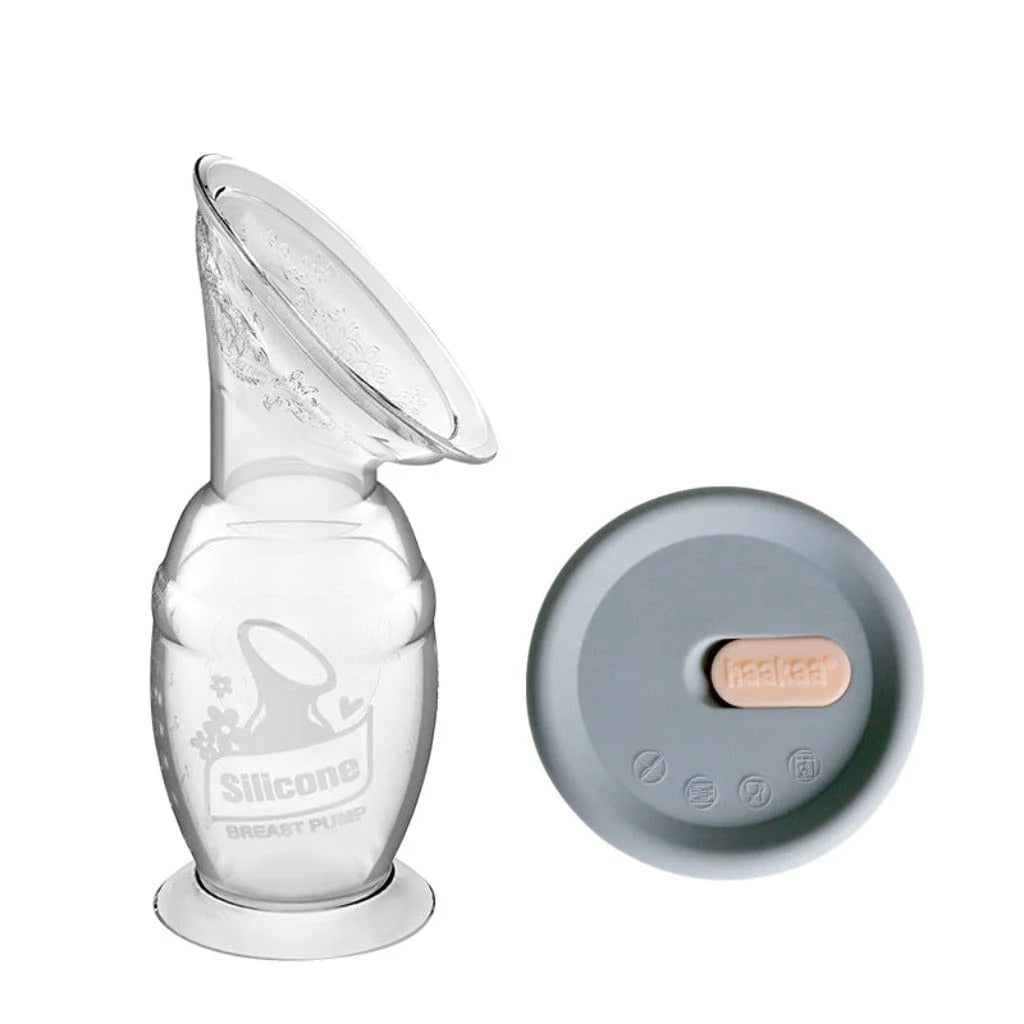 HAAKAA SILICONE BREAST PUMP & CAP COMBO 100ML