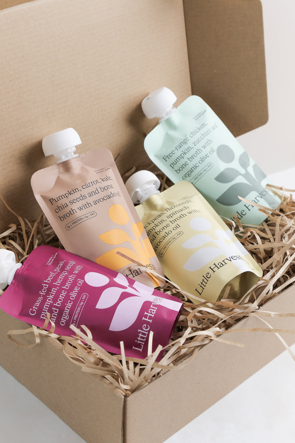 WHOLEFOOD & SUPERFOOD BABY PUREE POUCHES