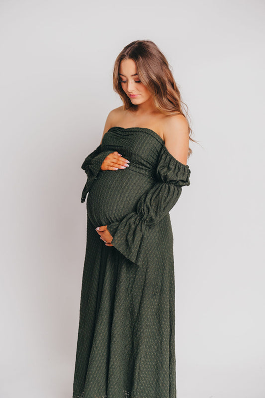 CORRINE TIERED SLEEVE MAXI