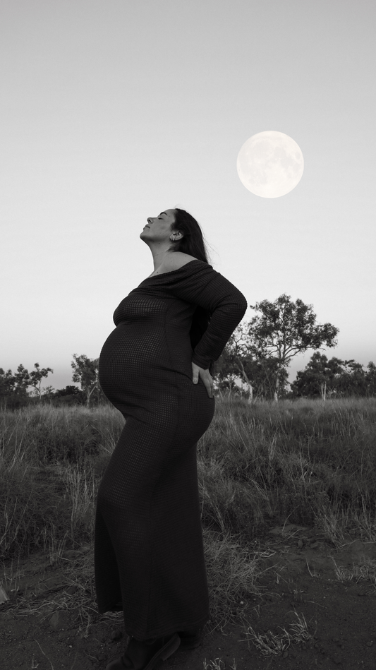 CHOCOLATE KNIT DRESS