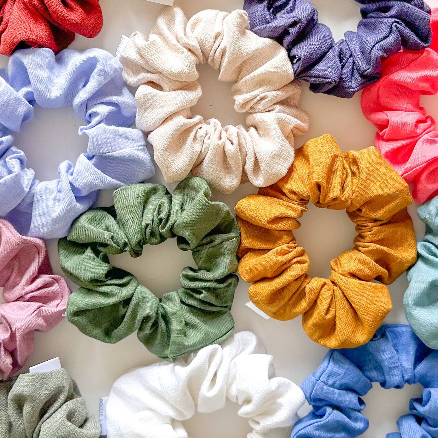 Handmade Linen Scrunchies