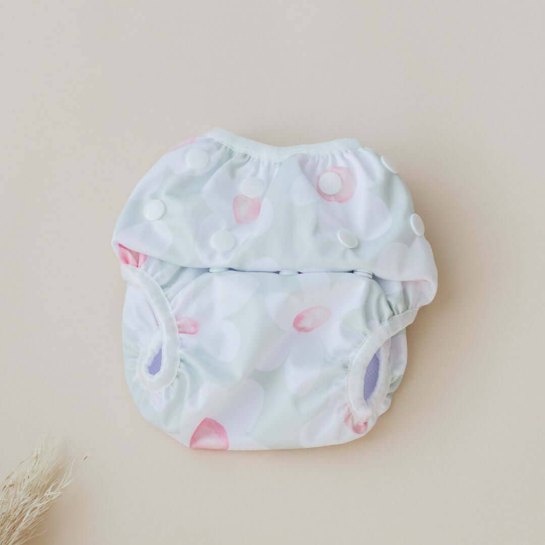Reusable Swim Nappy - Flowers | My Little Gumnut