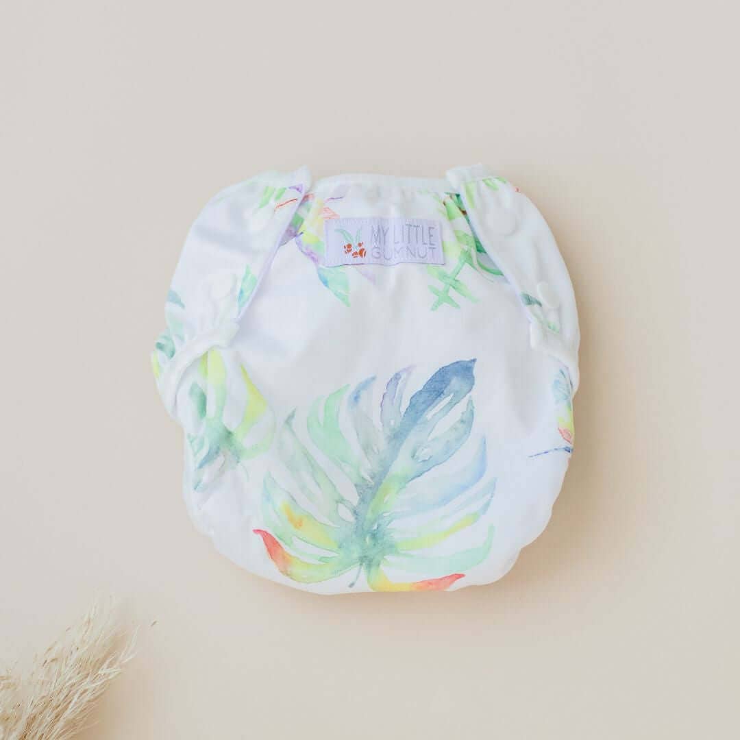 Reusable Swim Nappy - Tropical Gardens | My Little Gumnut