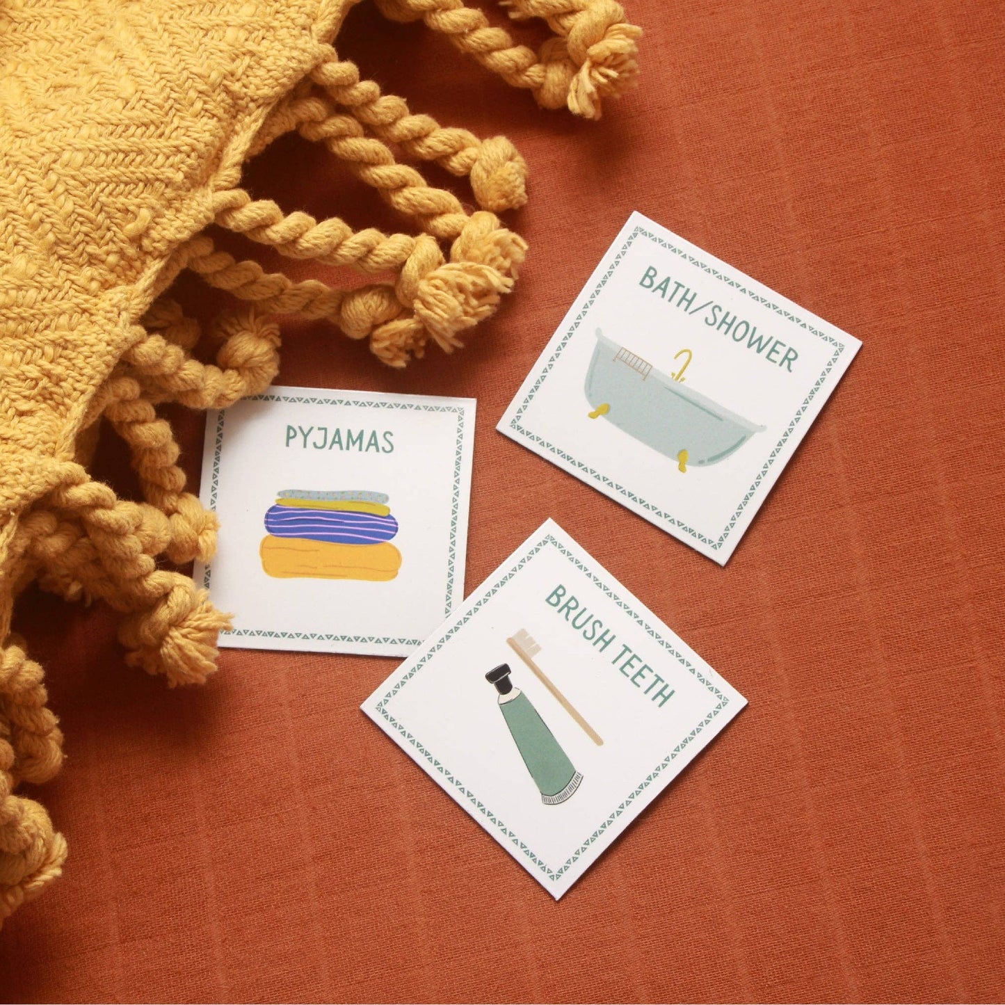MAGNETIC ROUTINE CARDS - VISUAL SCHEDULE FOR KIDS