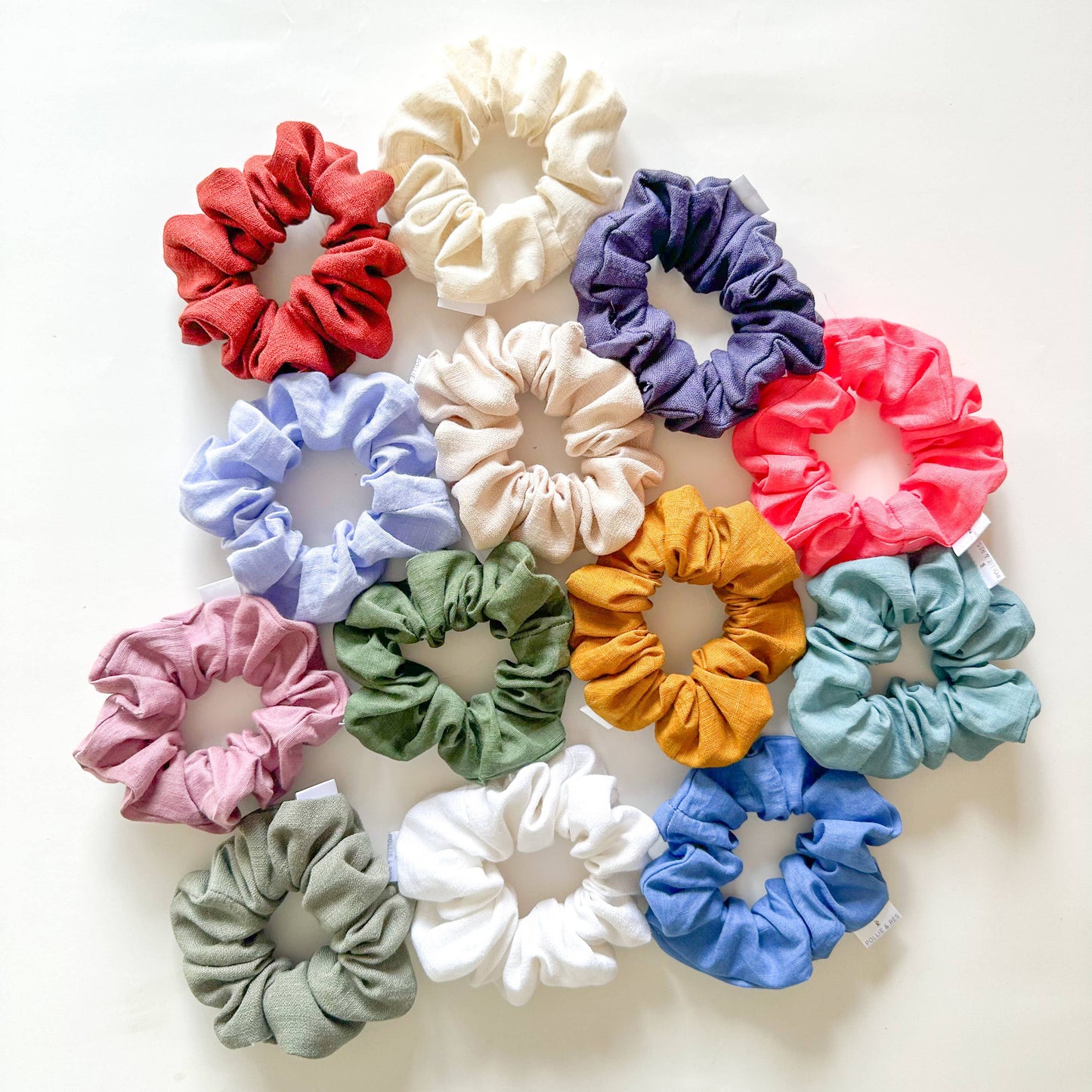 Handmade Linen Scrunchies