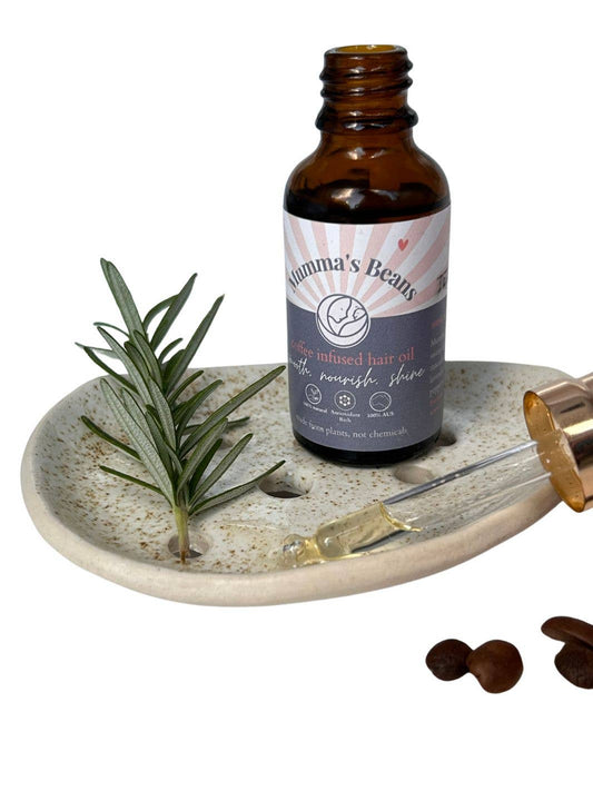 Hair Growth Oil with Rosemary, Coffee and Peppermint