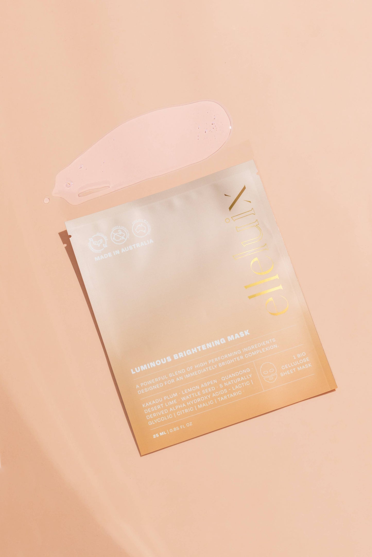LUMINOUS BRIGHTENING BIO CELLULOSE SHEET MASK