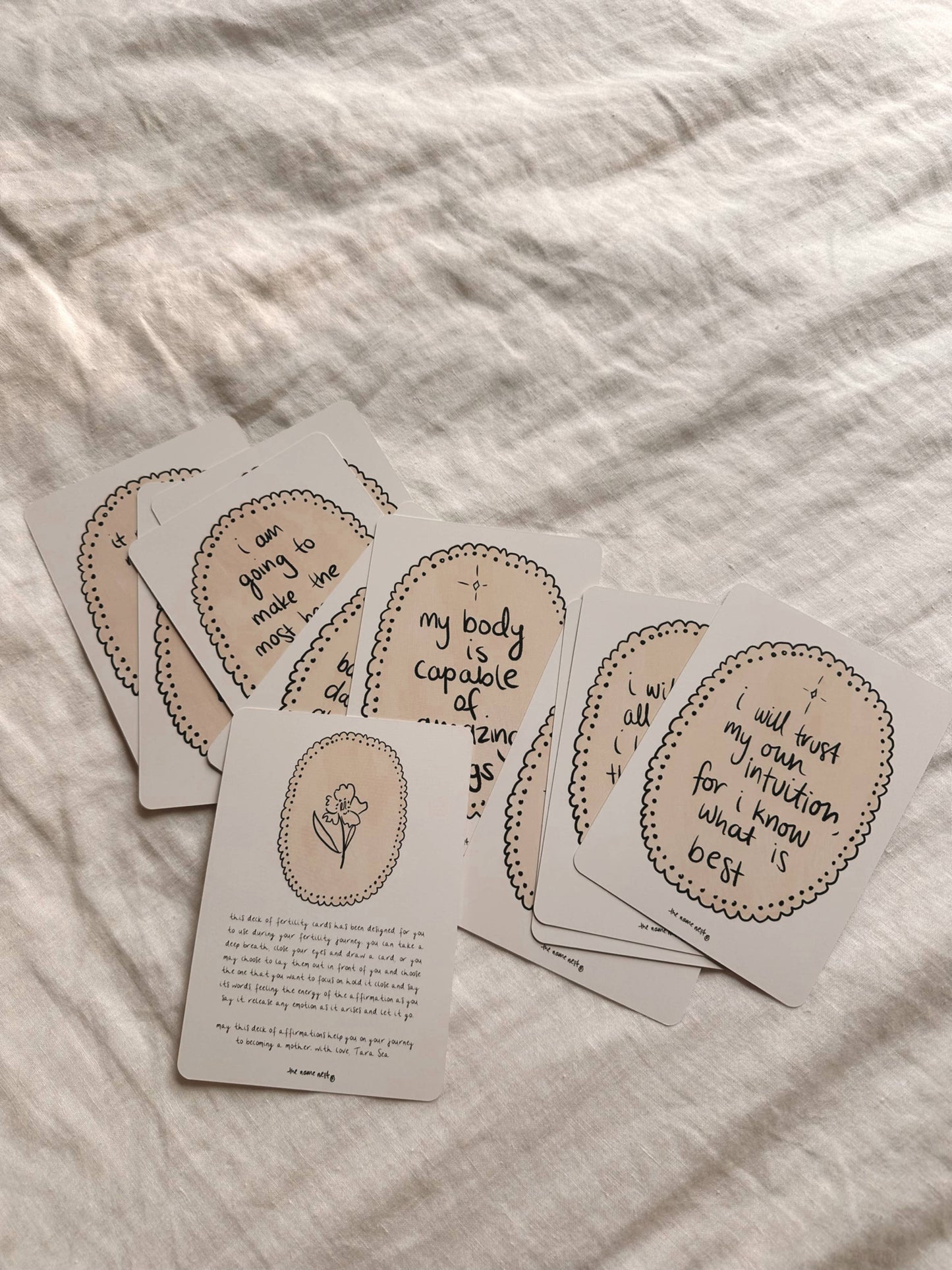 FERTILITY AFFIRMATION CARDS