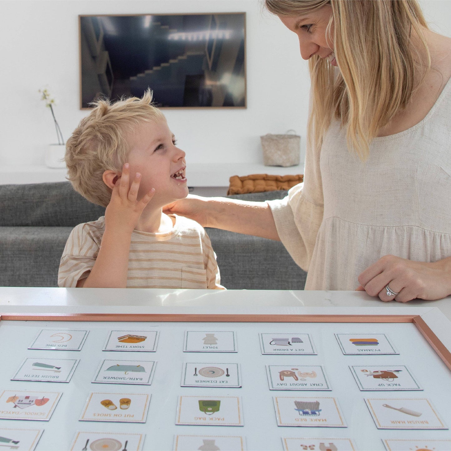 MAGNETIC ROUTINE CARDS - VISUAL SCHEDULE FOR KIDS