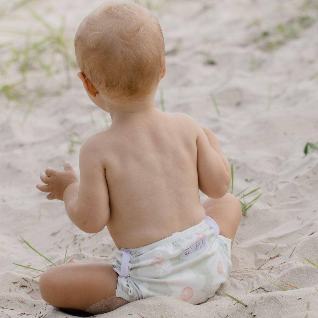 Reusable Swim Nappy - Flowers | My Little Gumnut