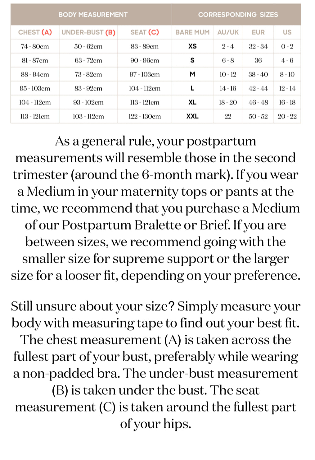 POSTPARTUM RECOVERY SHORTS with warm & cool therapy pocket