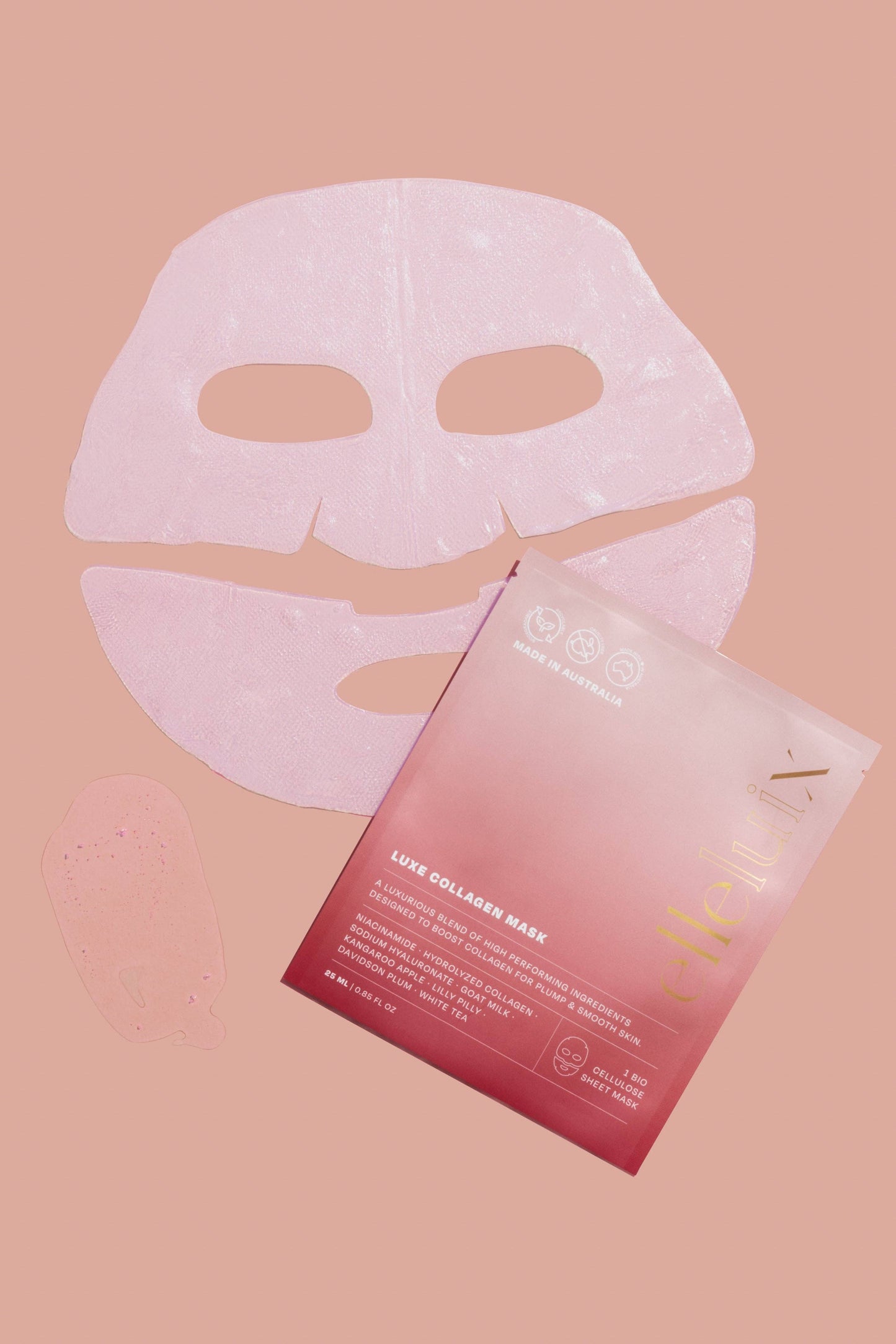 LUXE COLLAGEN BIO CELLULOSE SHEET MASK