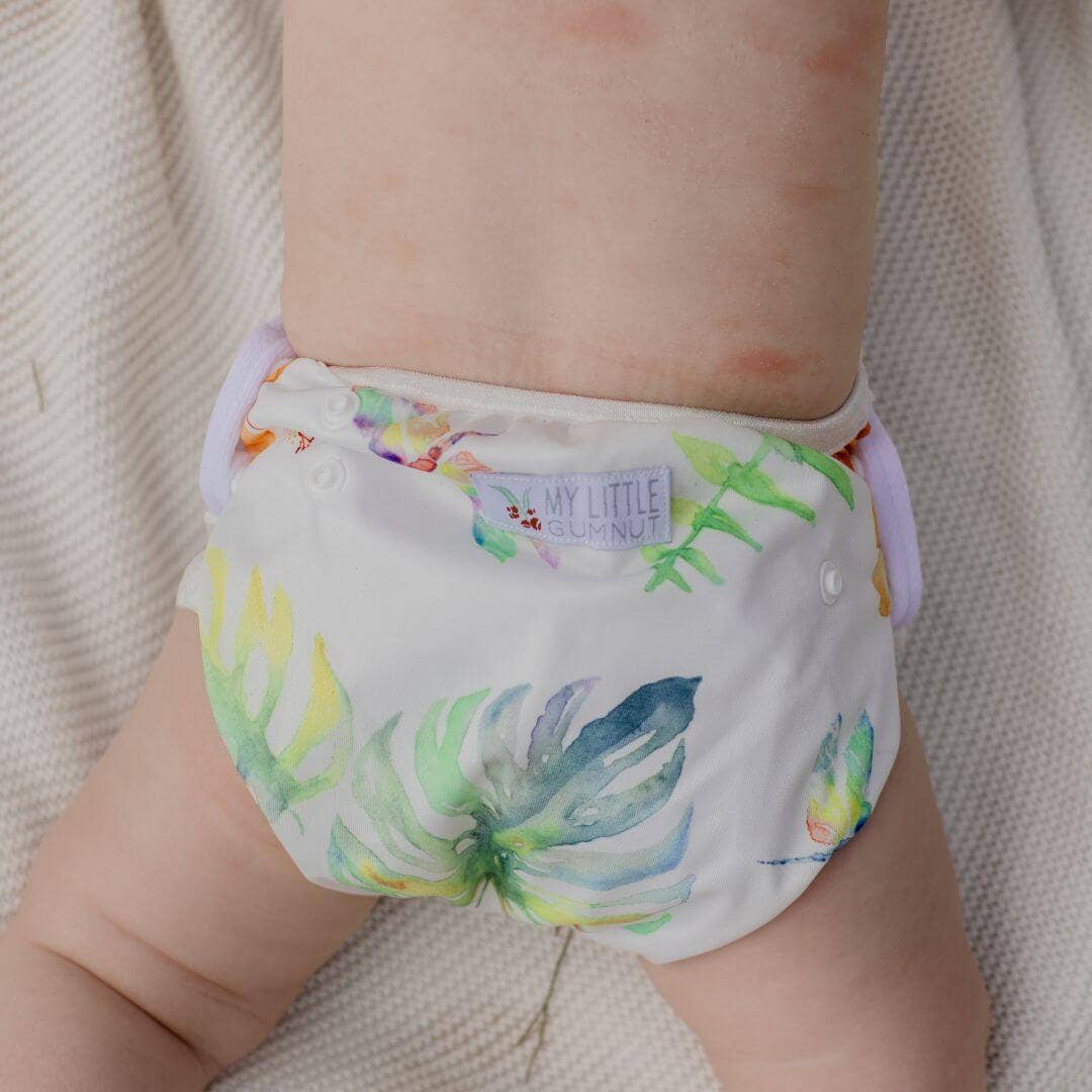 Reusable Swim Nappy - Tropical Gardens | My Little Gumnut