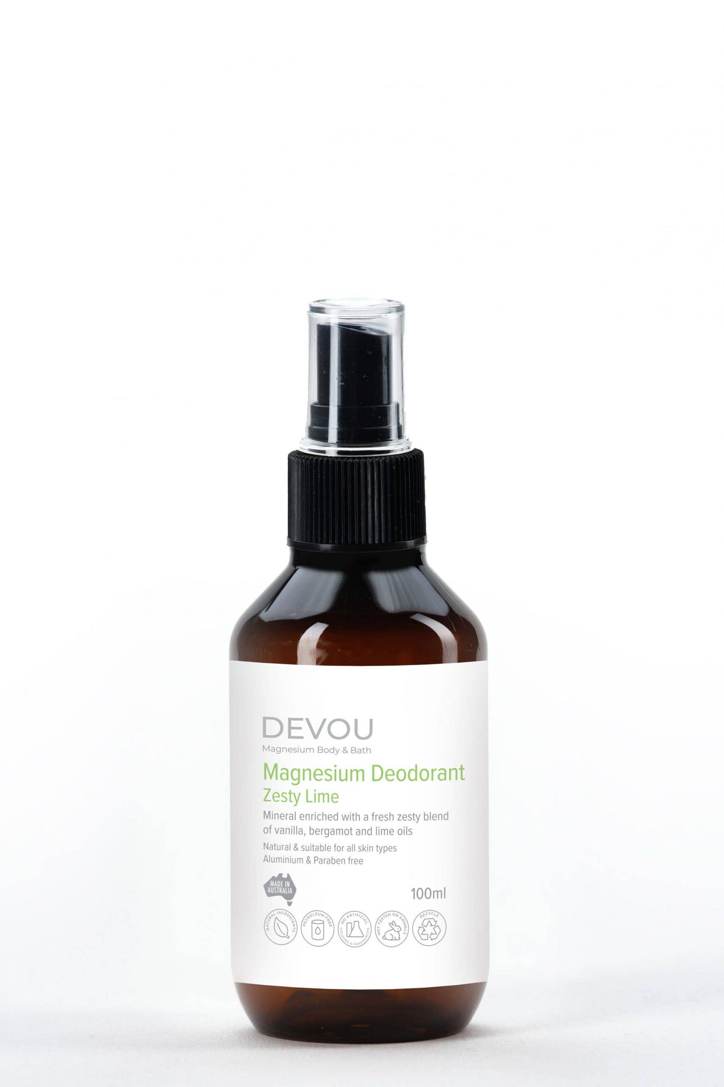 Devou Magnesium Deodorant – Zesty Lime