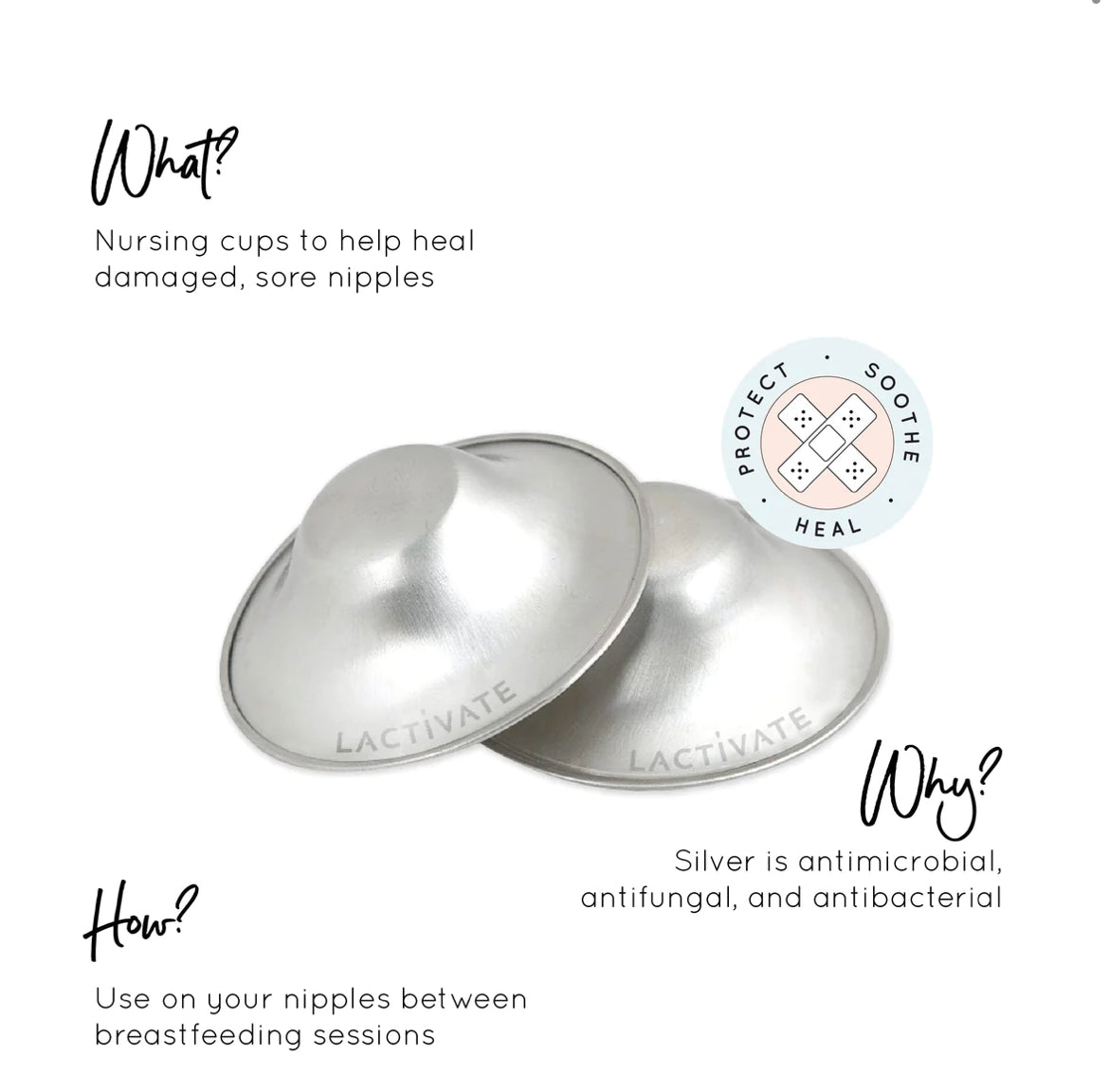 LACTIVATE SILVER NURSING CUPS