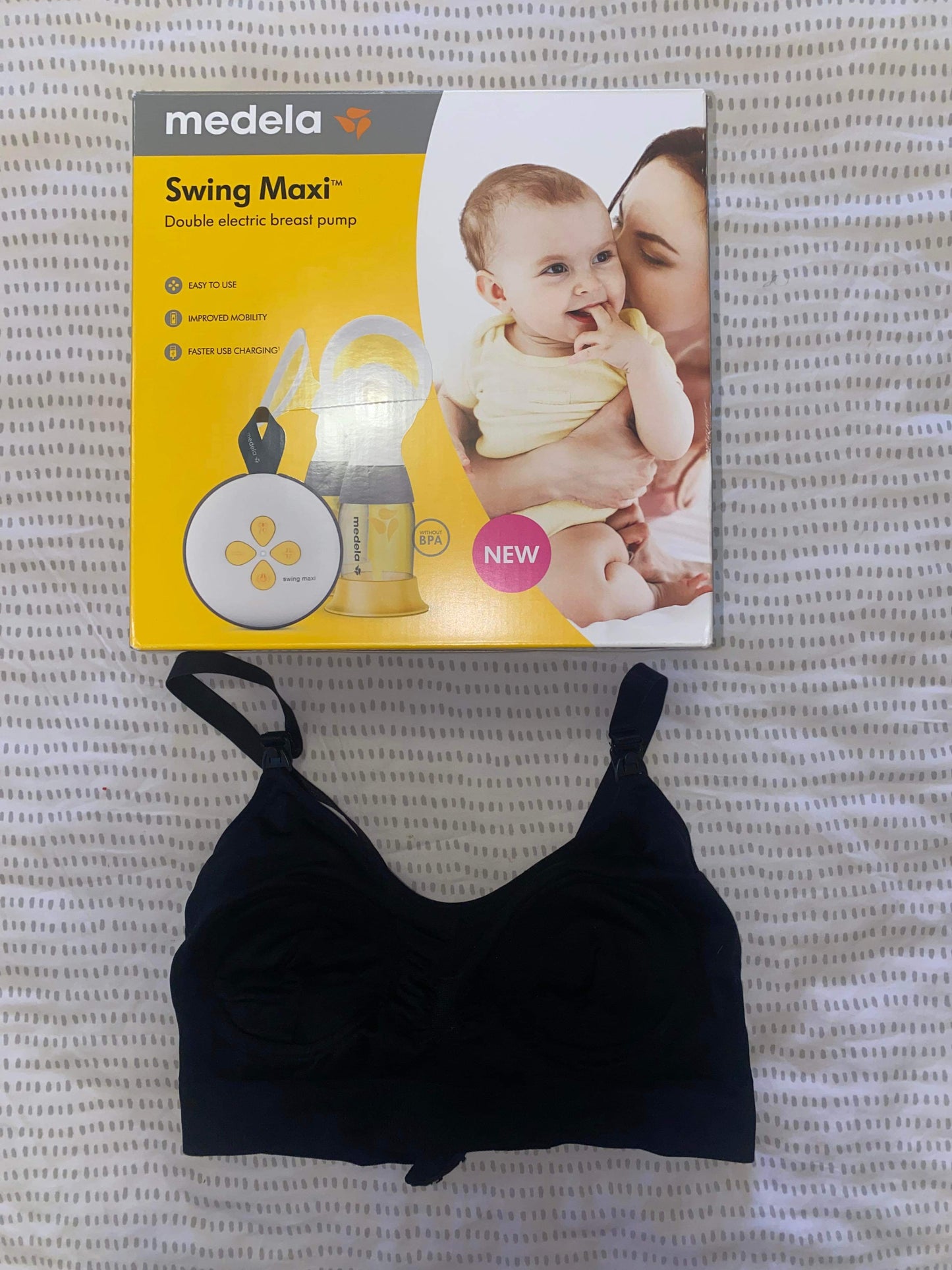 Medela Maxi Swing Double Breast Pump & Bra