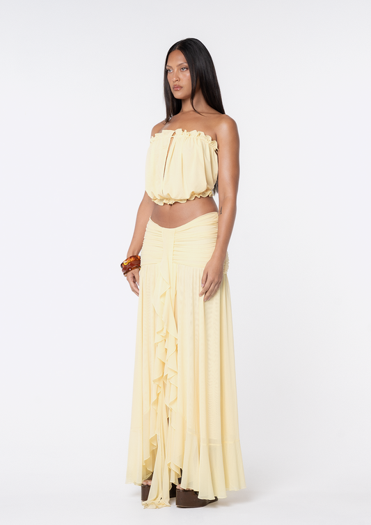 FATE TIE TOP & MAXI SKIRT