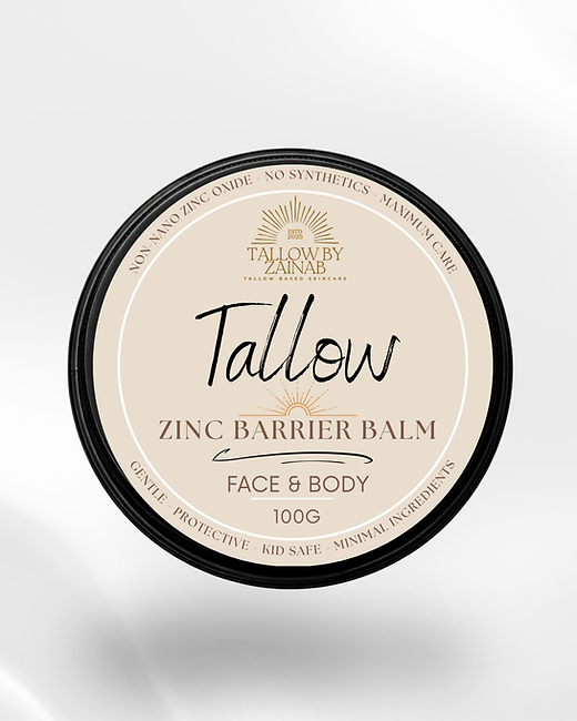 Tallow Zinc Barrier Balm – Natural Outdoor Skin Barrier Balm -100g