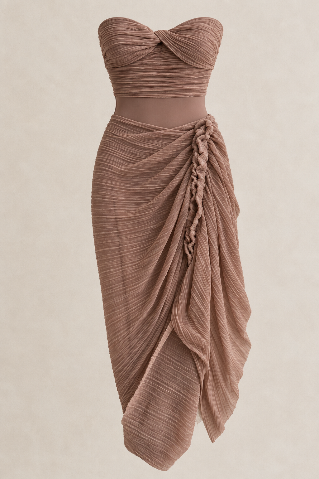 SHEIKE TWO PEICE TAUPE SET