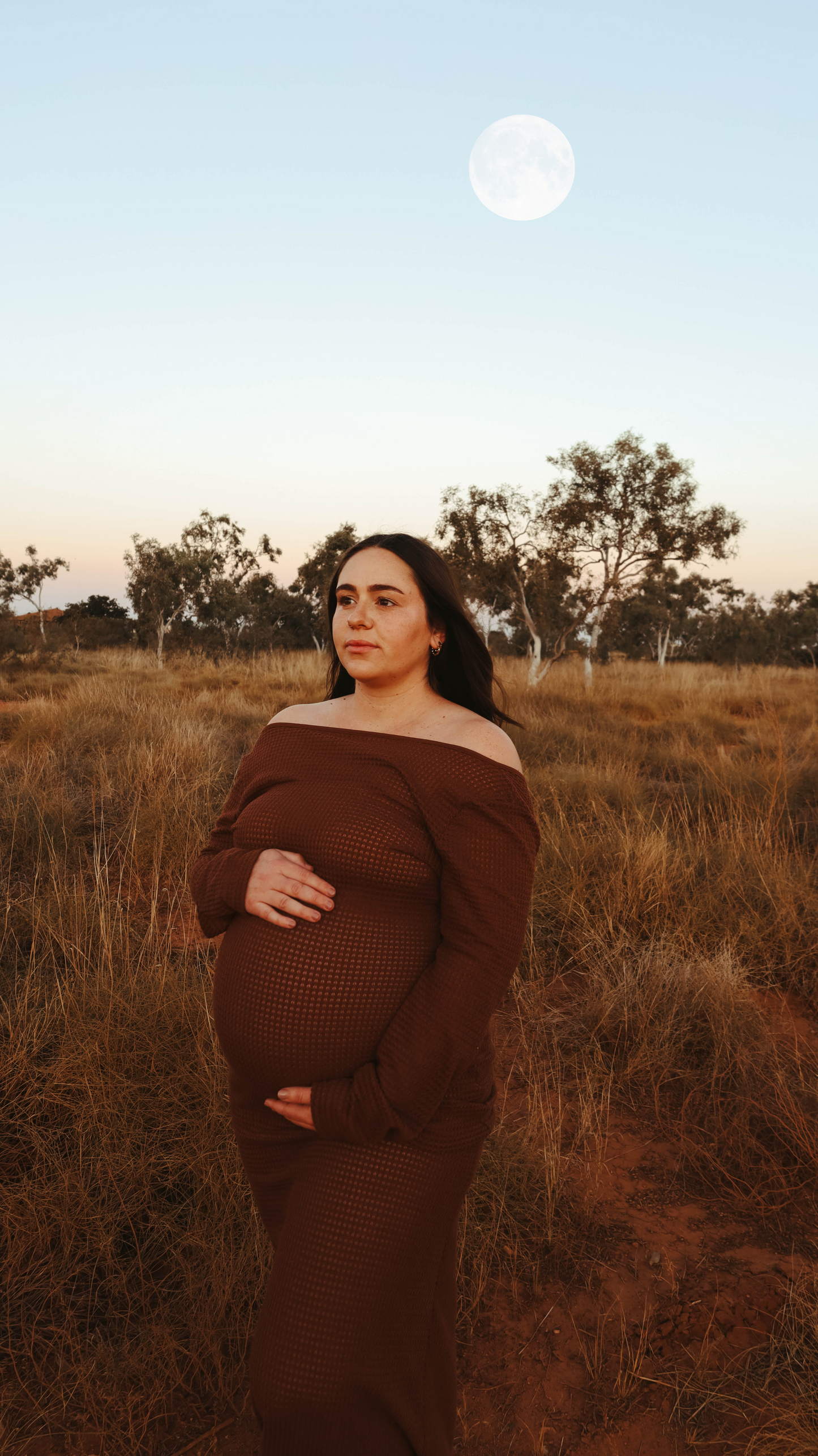 CHOCOLATE KNIT DRESS