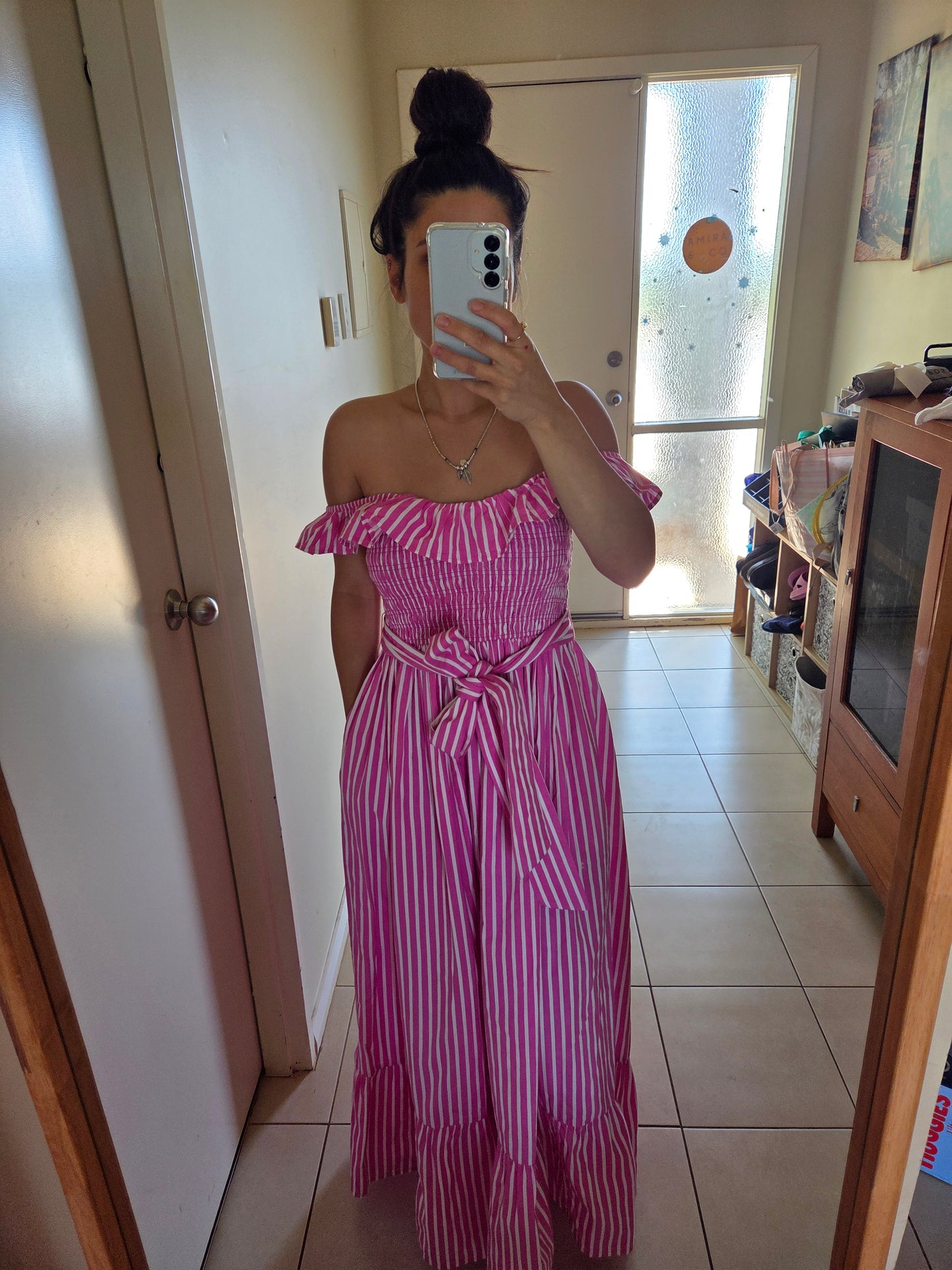 Maldives Ruffle Maxi Dress