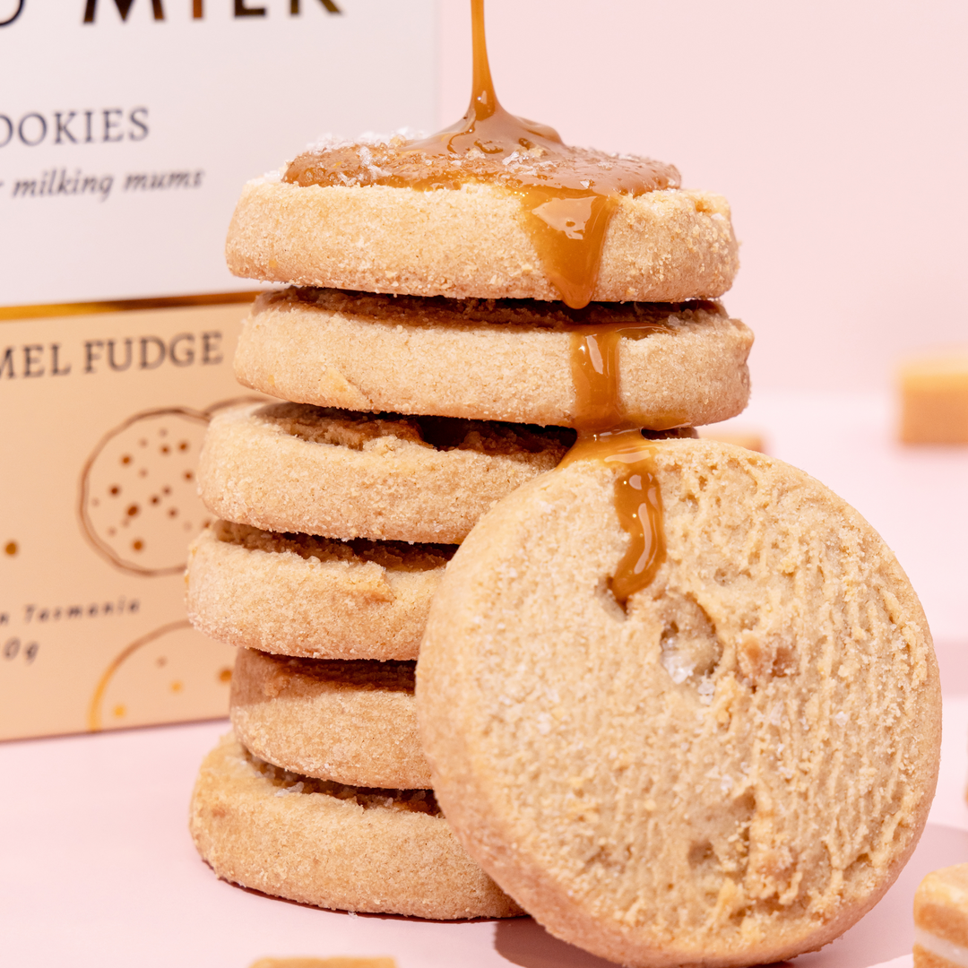 SALTED CARAMEL FUDGE LACTATION COOKIE