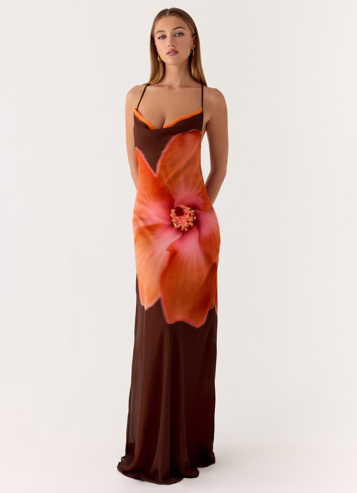SPRING RACING MAXI DRESS