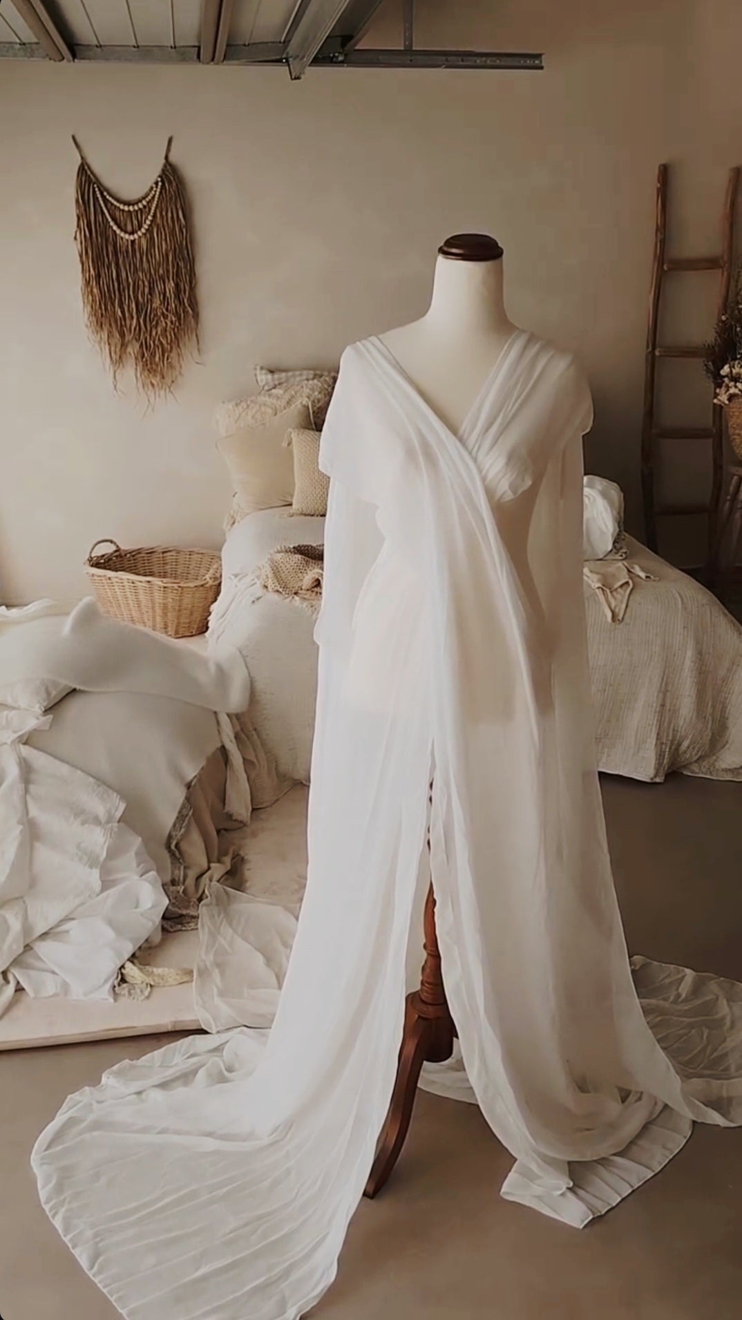 CASSIE CAPE DRAPE DRESS