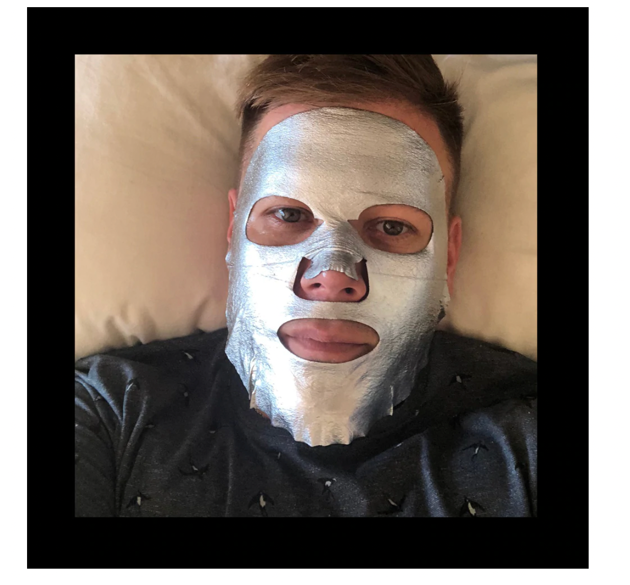 BarberPro Skin Renewing Foil Mask with Hyaluronic Acid & Q10